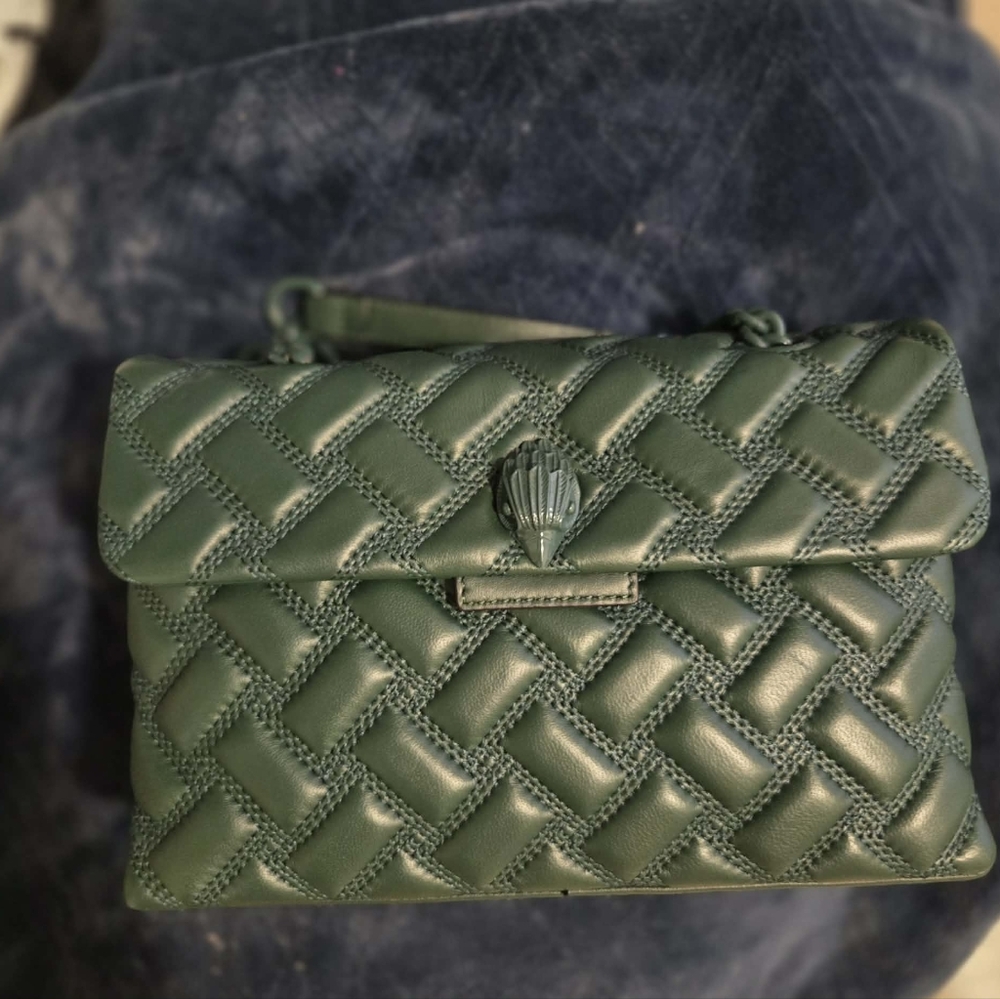 Kurt Geiger London Kensington Drench Leather Shoulder Bag